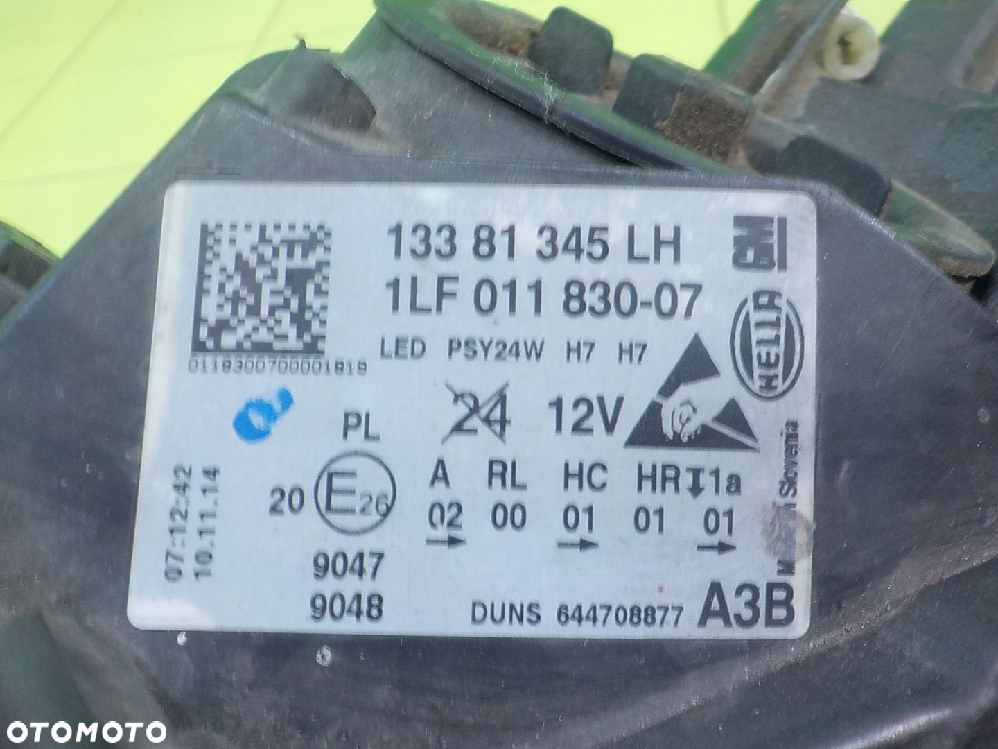 OPEL CORSA E 1.4 T 15r HB 3D lampa lewa przod 13381345LH - 7