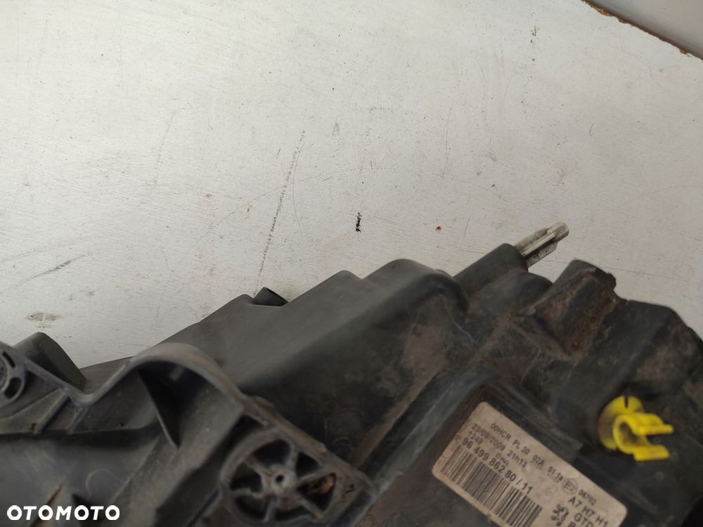 Lampa LEWY przód PEUGEOT 207 LIFT EUROPA 06-12 9649986280 - 9