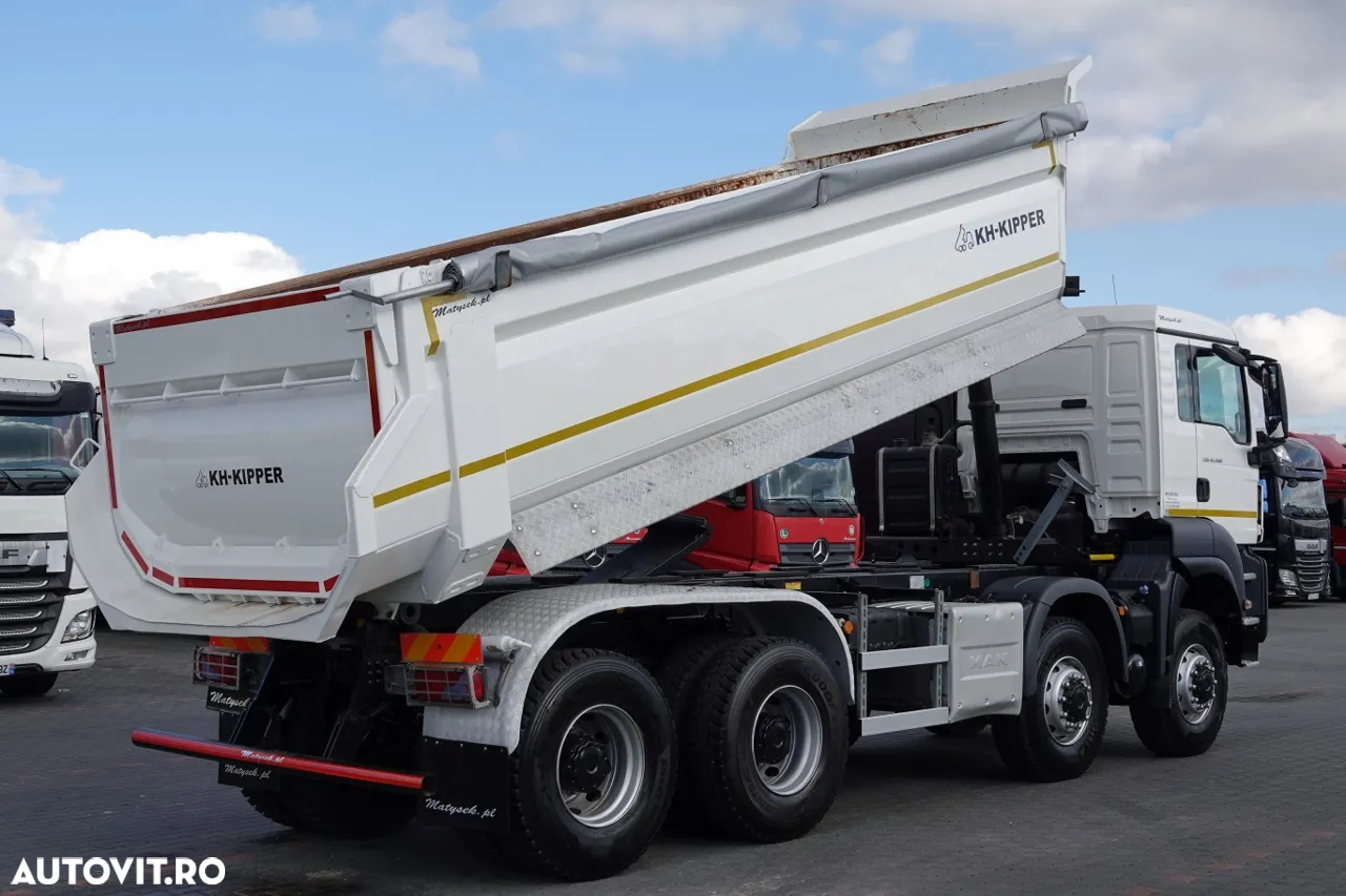 MAN TGS 41.460 / 8x8 / REAR TIPPER / MANUAL / KH-KIPPER / EURO 6 / 2019 YEAR - 3