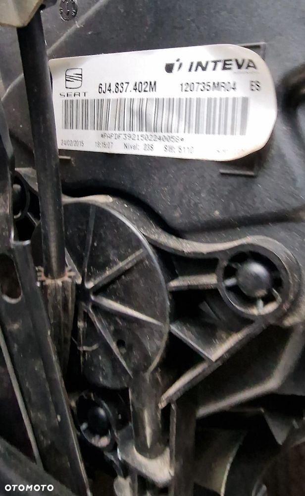 MECHANIZM PODNOŚNIK SZYBY PRZÓD 6J4837401M 6J4837402M PRAWY LEWY 6J4837401M 6J4837402M  SEAT IBIZA IV HB LIFT - 4