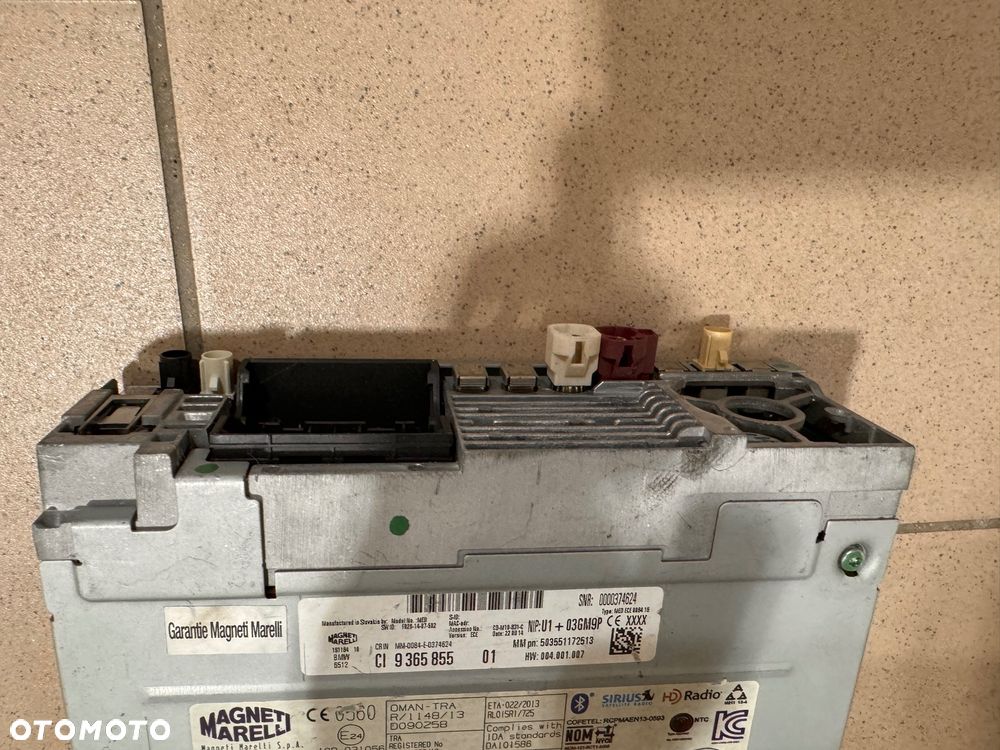 radio bmw f10 f20 f30 9365855 - 2
