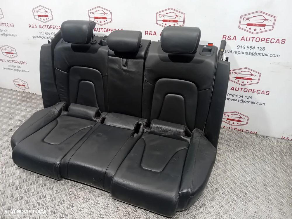 Conjunto Bancos Trás Traseiro em Pele Audi A4 B8 Sedan em Pele Original - 2