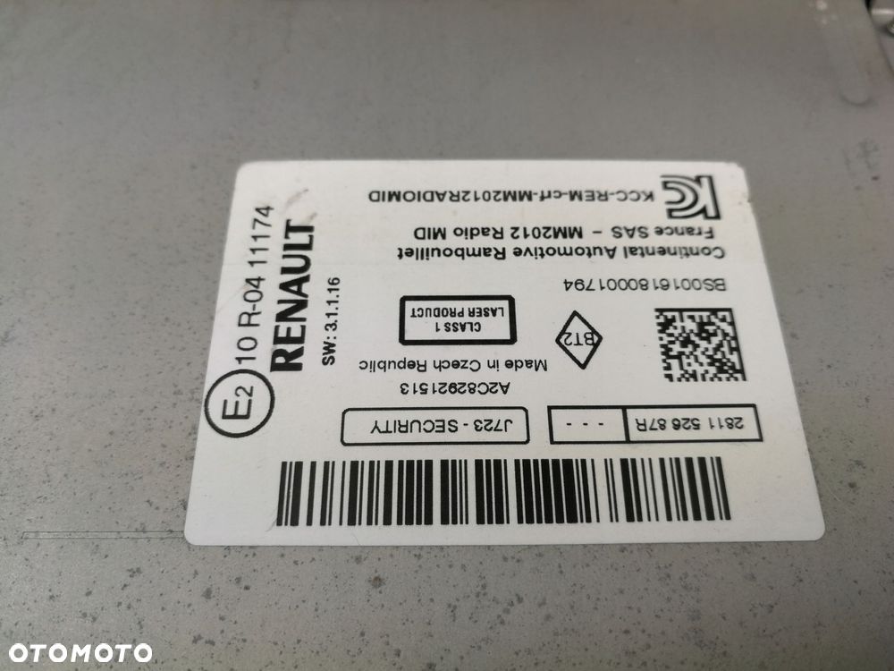 281152687R radio fabryczne navi CD bluetooth RENAULT KANGOO II 2 LIFT III - 7