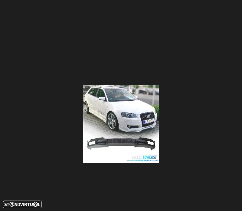 SPOILER LIP FRONTAL AUDI A3 8P 03-08 - 1