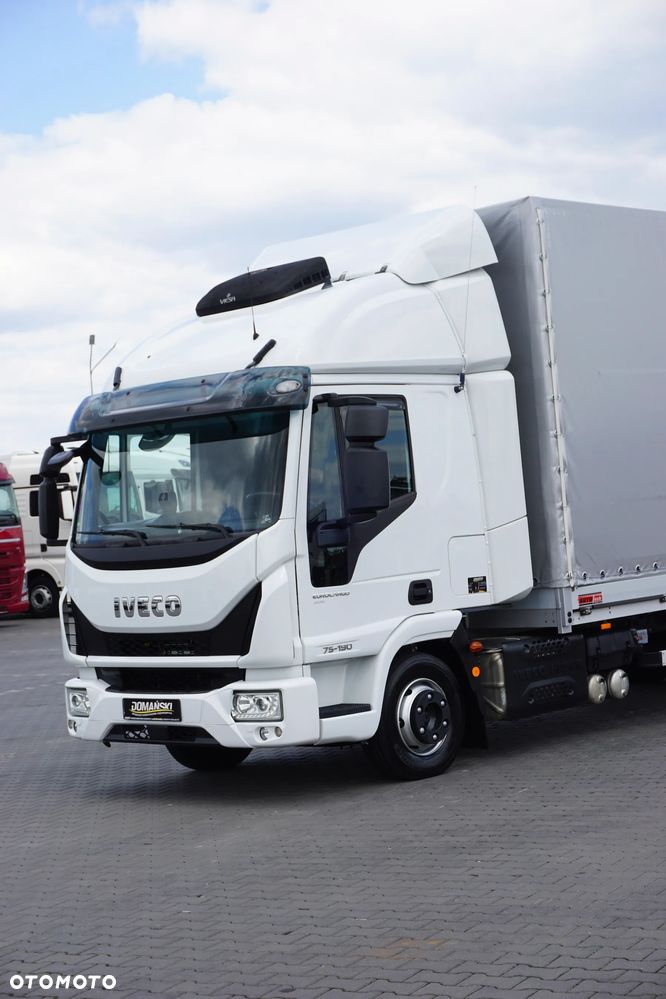 Iveco EUROCARGO / 75 - 190 / ACC / E 6 / BURTO-PLANDEKA / 16 PALET - 21