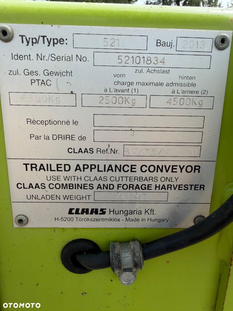 Claas Wózek pod heder claas Hauptwagen header trolley - 8