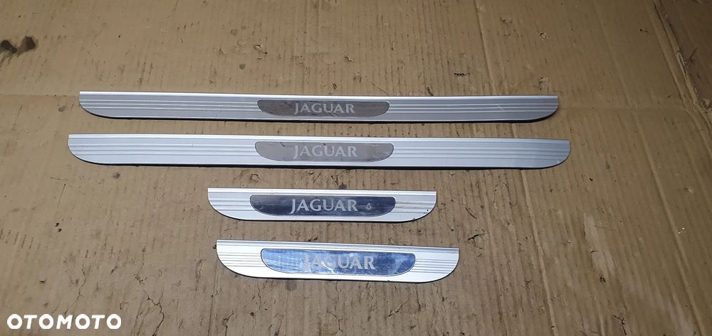 Nakładka listwa osłona progu listwy nakładki komplet Jaguar S-Type - 1