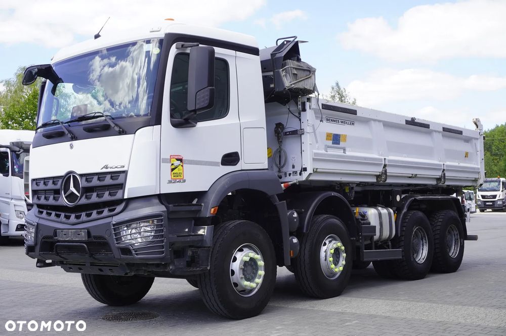 Iveco Arocs 3243 8x4 / 130 tys. km! / Wywrotka 2-stronna Meiller / hydroburta_259783 - 13