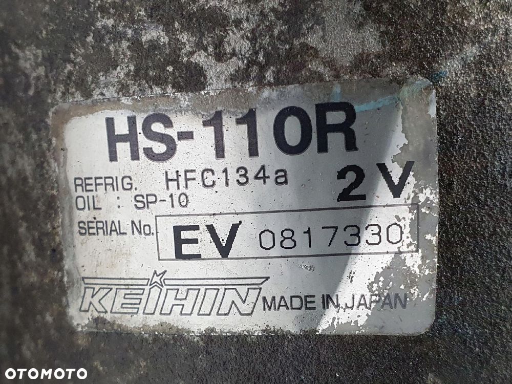 SPRĘŻARKA KLIMATYZACJI Honda CRV CR-V 2.0 16V HS-110R KEIHIN - 3