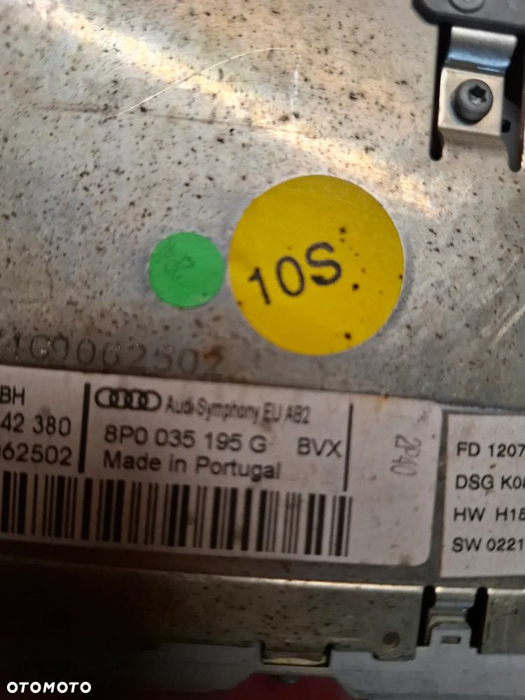 RADIO AUDI A3 8P SYMPHONY KOD 2DIN SLASK WYSYLKA VAT - 2