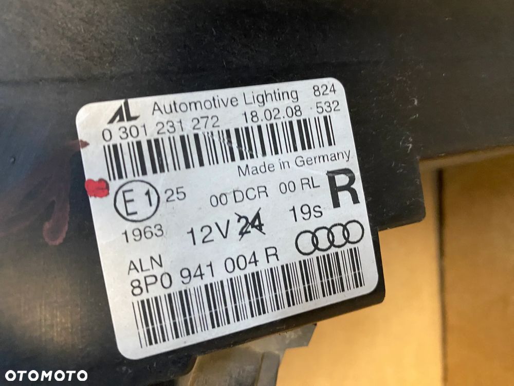 lampy audi a3 8P bi xenon nie skrętny komplet eu całe - 5