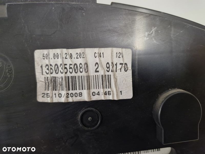 FIAT DUCATO 3 III 2.3 JTD HDI LICZNIK ZEGARY PRĘDKOŚCIOMIERZ EU 1360355080 - 8