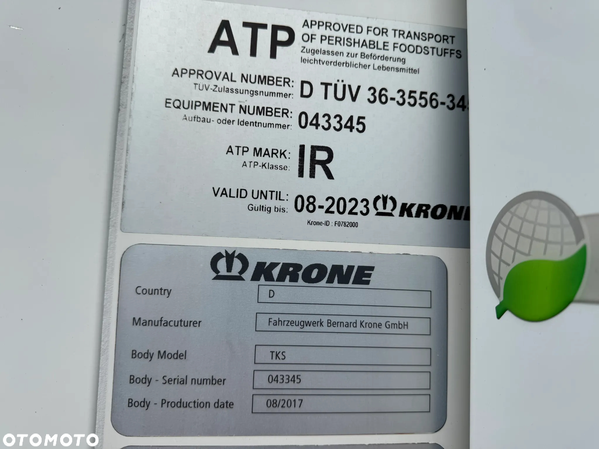 Krone Chłodnia Hakowa, SAF, Thermo King SLXi 400 - 36