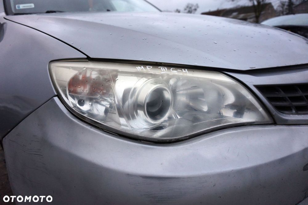 MASKA ZDERZAK BŁOTNIKI LAMPY IMPREZA III GH C6Z  SUBARU 2007-2011 SREBRNY PRZÓD KOMPLETNY - 11