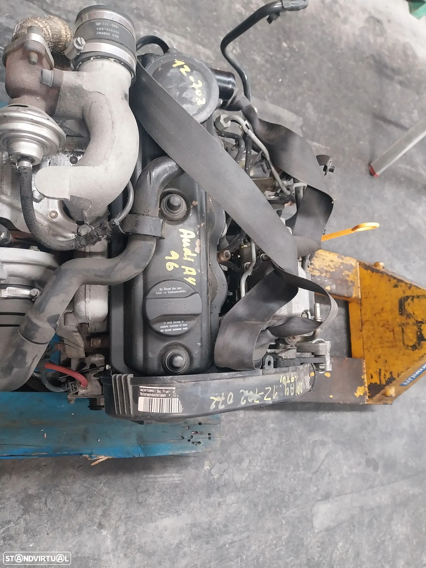 Motor Audi A4 1.9 tdi Ref: 1Z - 8