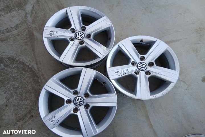 Janta aliaj 16 5G0601025BP 6,5JX16H2 ET46 5G0601025BP 6,5JX16H2 ET46 - 1