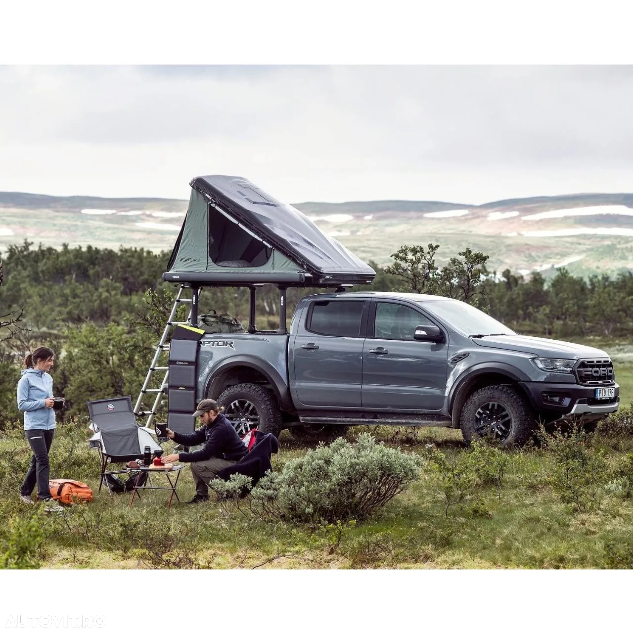Cort auto cu prindere pe plafon Thule Basin Wedge,Nou_Pret Importator, emitem Factura & Garantie - 2