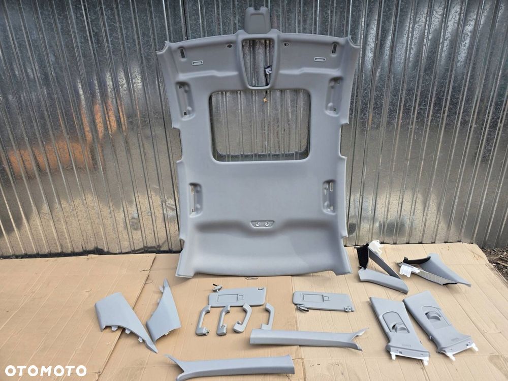 podsufitka kompletna ze słupkami słonecznikami 8w5867506g audi a4 b9 sedan - 6