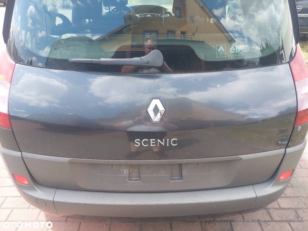KOMPLETNY TYŁ KLAPA BAGAŻNIKA ZDERZAK LAMPY RENAULT SCENIC II TEB66 - 6