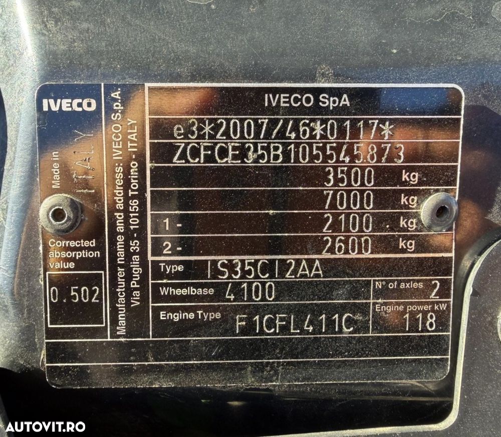 Iveco Daily 3.0 D BASCULABIL Bena 4.2 m - 38