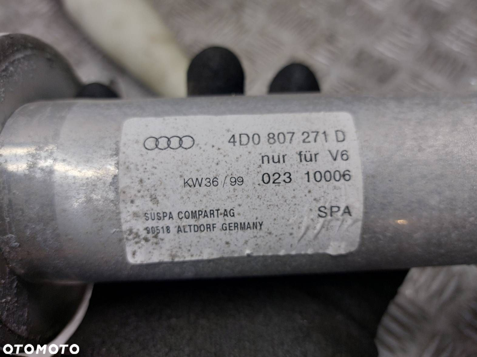 ODBÓJ ABSORBER ZDERZAKA PRZÓD KOMPLET AUDI A8 D2 4D0807271D - 3