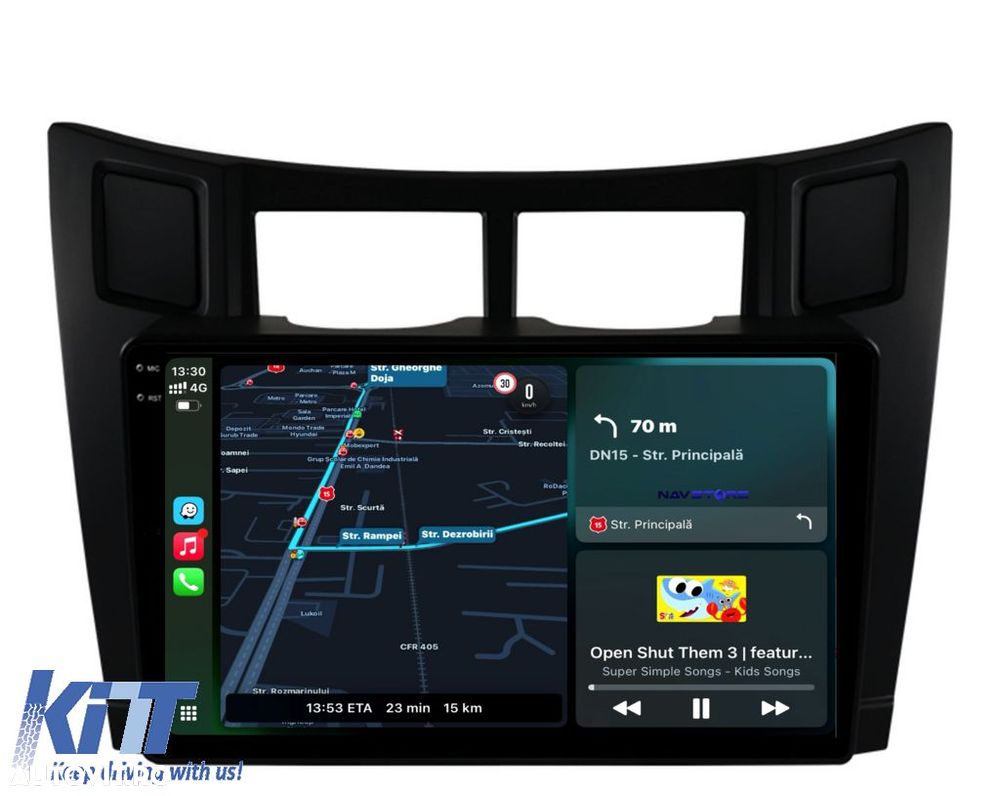 Navigatie Dedicata Toyota Yaris (2005-2011), 9Inch, 8Gb Ram, 256Gb Sto - 2
