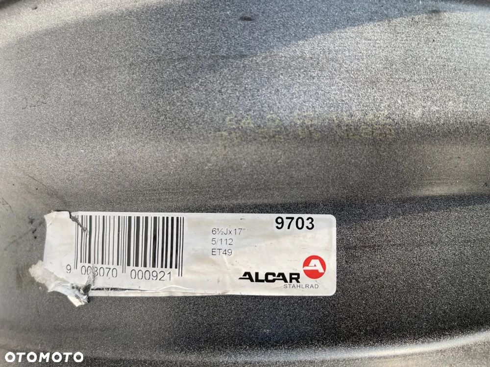 FELGA VW CADDY V FORD TOURNEO III TRANSIT III 6,5J 17 ET49 5x112 - 4
