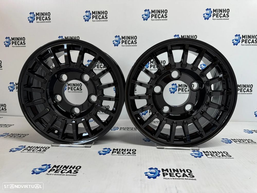 Jantes Look BRAID Win Race em 16 Preto Brilho (5X165.1) - 1