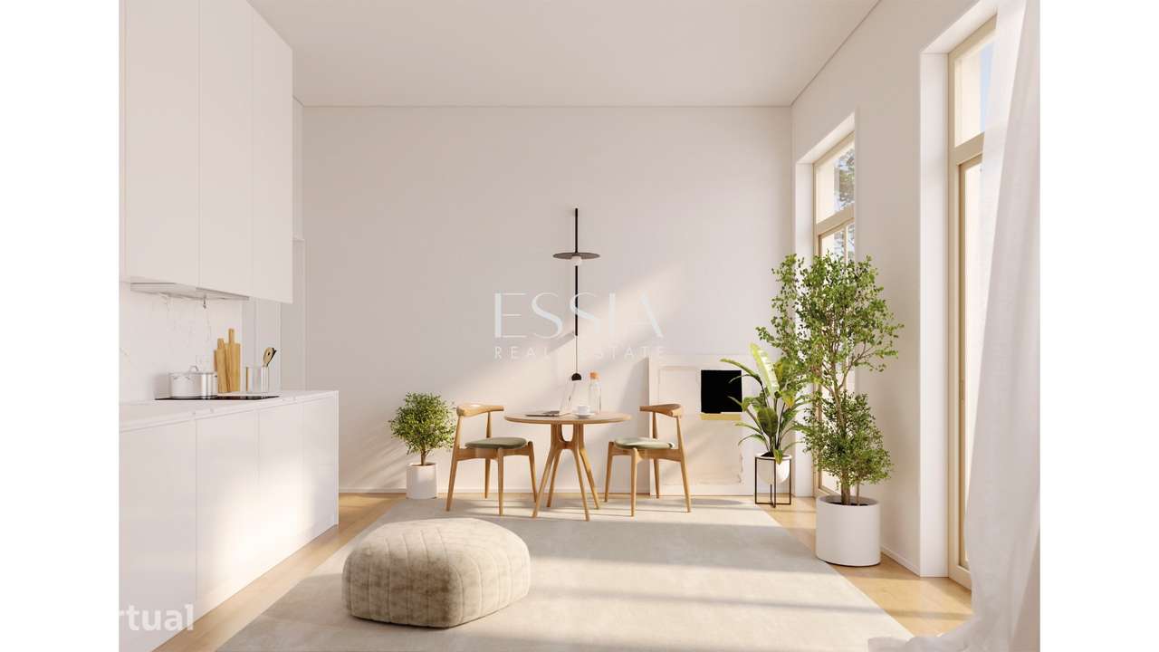Apartamento T0 Cozinha Equipada Moinho de Vento Flats Leça da Palmeira - Grande imagem: 4/10