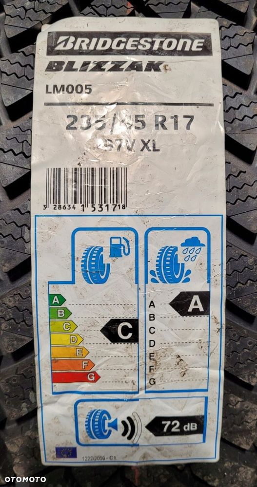 1x Bridgestone Blizzak LM005 235/45R17 97V XL Z635A - 3