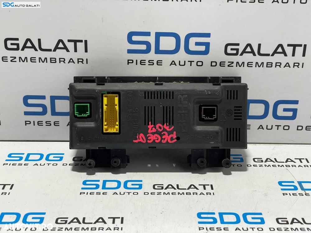 Panou Comanda AC Aer Conditionat Clima Climatronic Peugeot 307 2004 - 2007 Cod 9646627977 [L2906] - 3