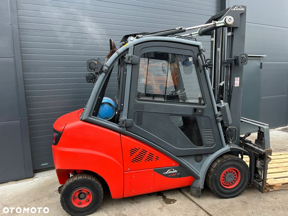 Linde H35 H30 widły wysuwane teleskopowe 135-235cm, pozycjoner 41-135cm, przesuw boczny kabina - 17