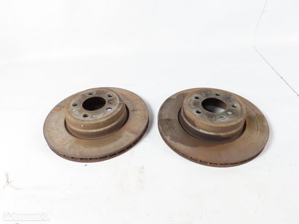 Conjunto de discos de travão 345 X 24 Trás Seminovo/ Original BMW X5 (E70)/BMW X... - 1