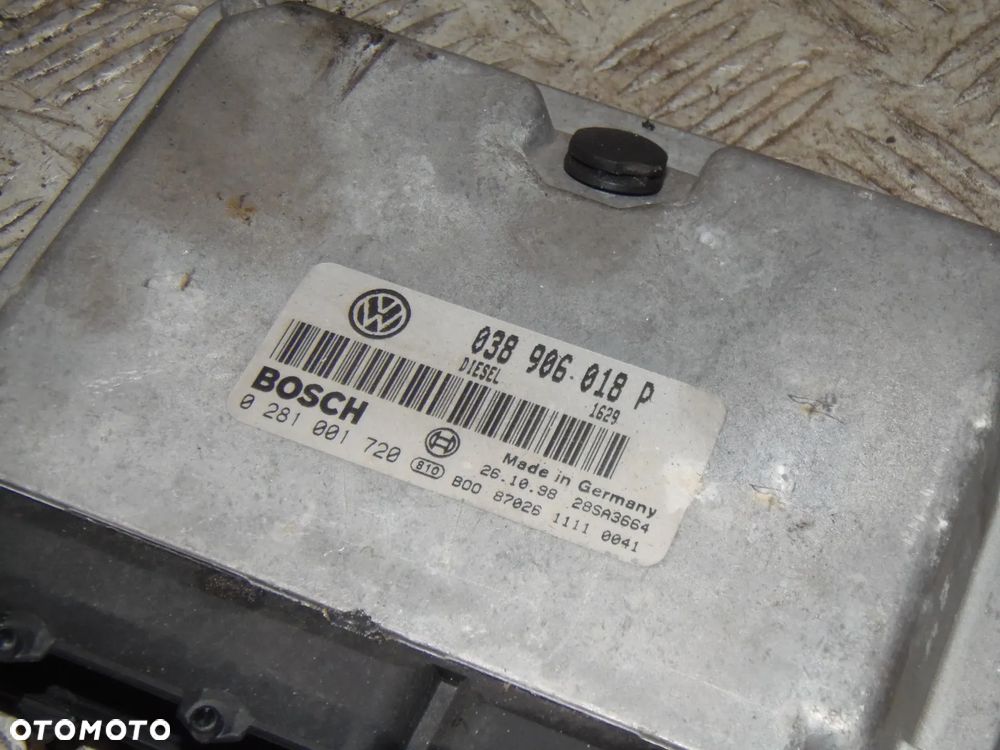 KOMPUTER STEROWNIK SILNIK VOLKSWAGEN PASSAT 1.9 TDI 038906018P - 2