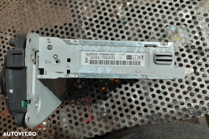 Radio cd 1P0035153 Seat Leon 2 1P [facelift] [2009 - 2012] Hatchback - 3