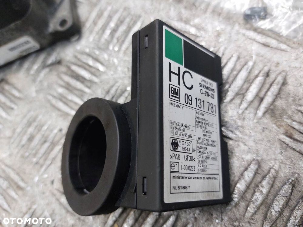 ZESTAW STARTOWY STEROWNIK IMMO OPEL ZAFIRA A 1.6 16V CYNB 09355909 - 3