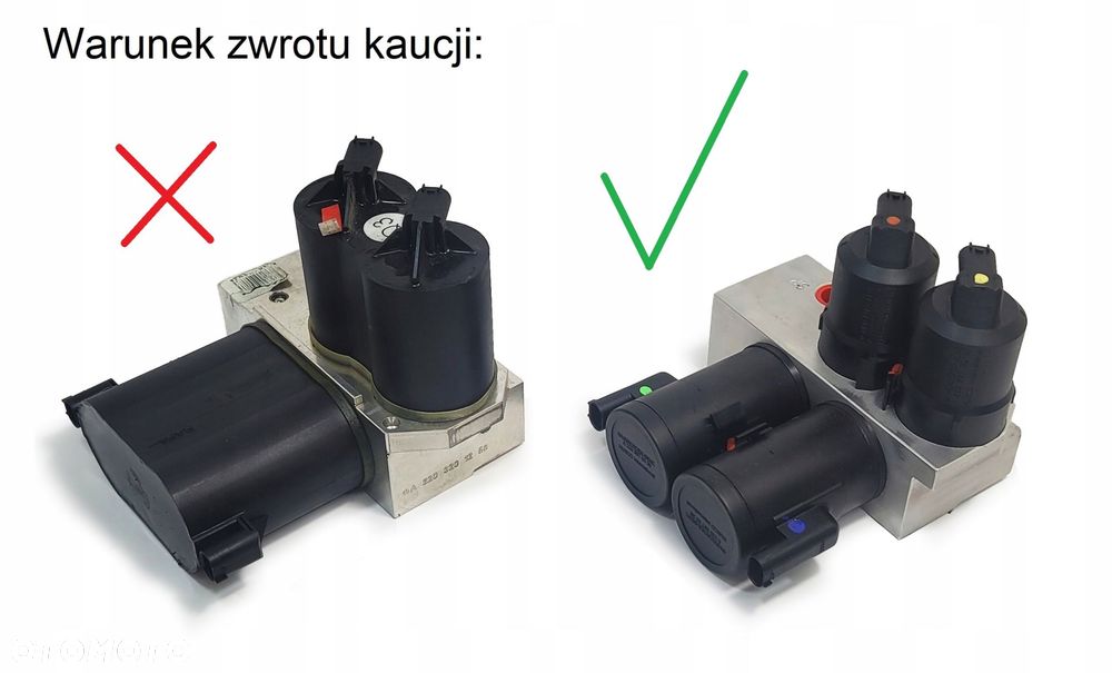BLOK ZAWÓR ABC MERCEDES W215 W220 SL R230 ORYGINAŁ - 6