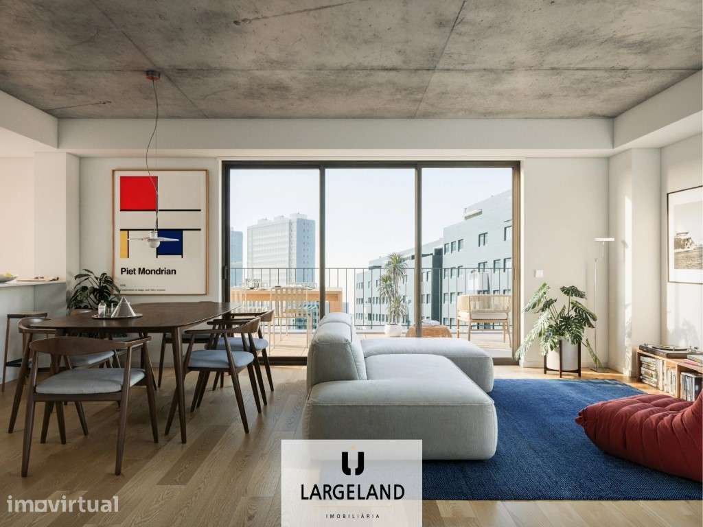 Excelente apartamento T3 novo com vistas de mar | CORE Leça | Concl... - Grande imagem: 3/13