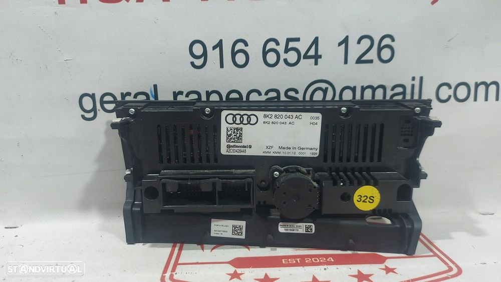 Comando Sofagem Climatronic Audi A5 A4 B8 8K2820043AC Original - 2