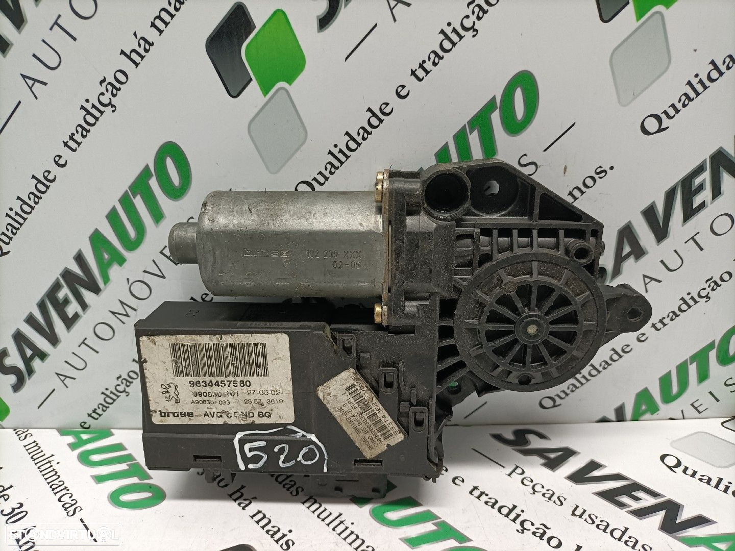 Motor Elevador Trás Esquerdo Audi A4 (8E2, B6) - 2