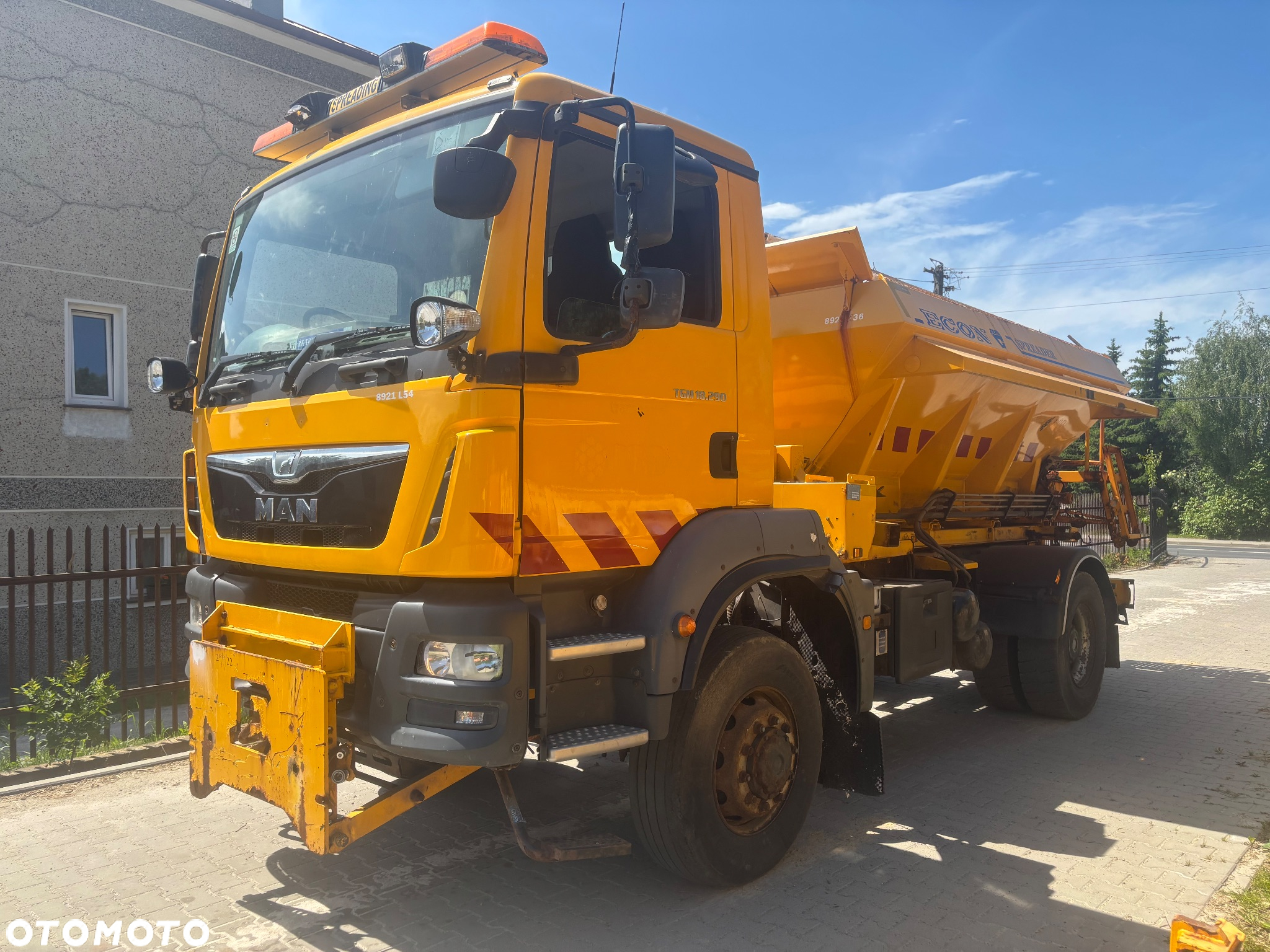 MAN TGM 18.250 4X4BB Piaskarka solarka econ pług schmidt - 17