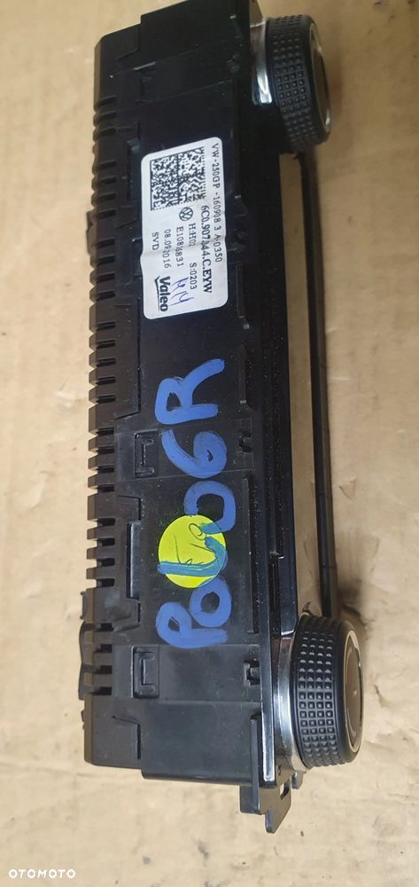 Panel nawiewu klimatyzacji klimy VW Polo V 6R 6C0907044C - 7