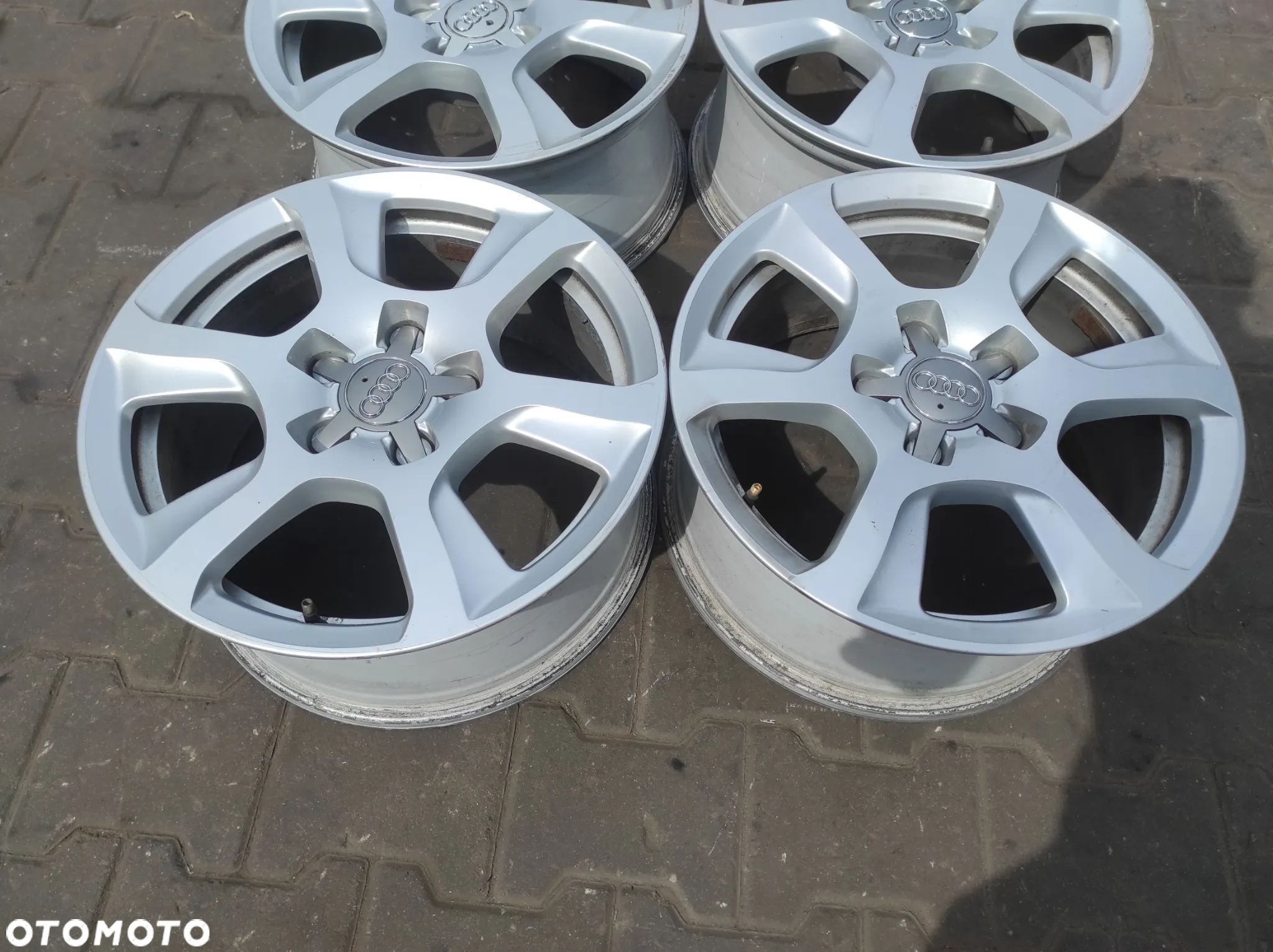 ORYGINALE FELGI ALUFELGI KOŁA 7.5J x R16 H2 ET45 AUDI A3 8P A4 B6 B7 B8 A5 8T Q5 8R S-LINE WYSYŁKA !!!! - 2