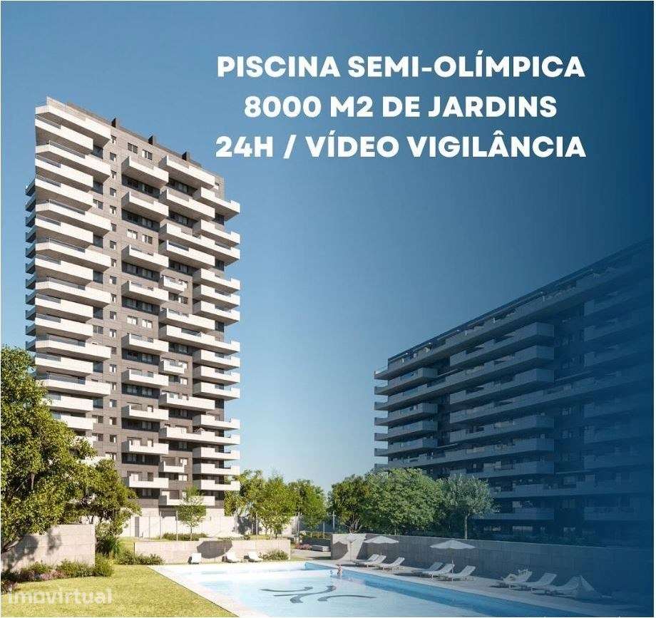 T2 Novo no Empreendimento Ocean Terrace, com Terraço, em Leça da Palme - Grande imagem: 2/57