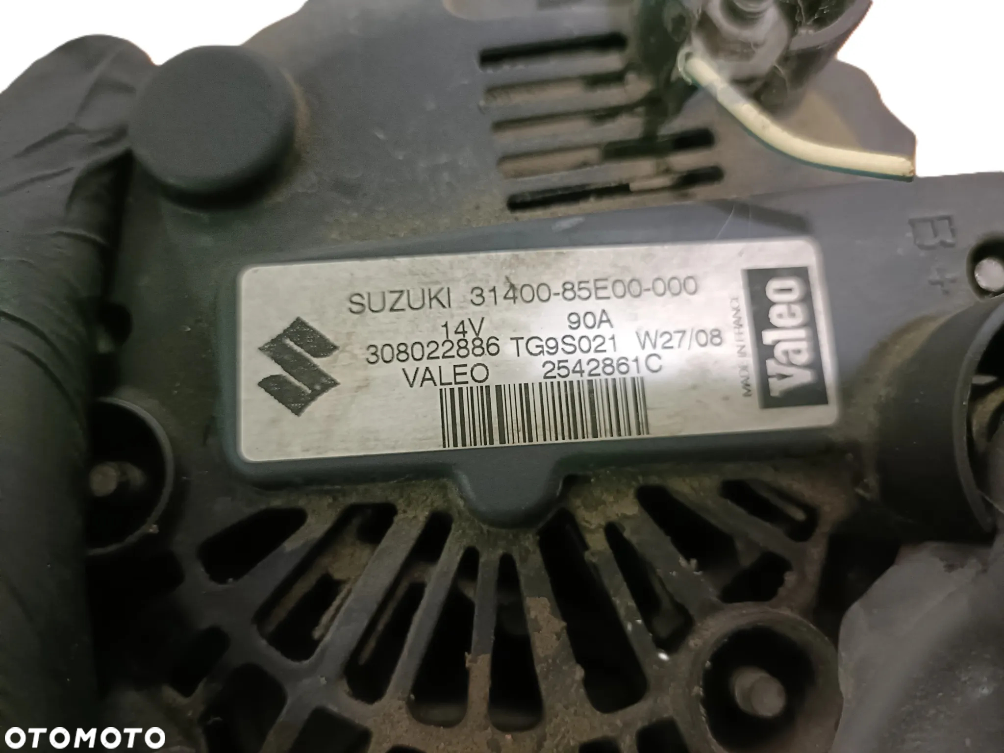 OPEL AGILA II B 08-14 1,3 CDTI alternator VALEO 31400-85E00-000 * - 5