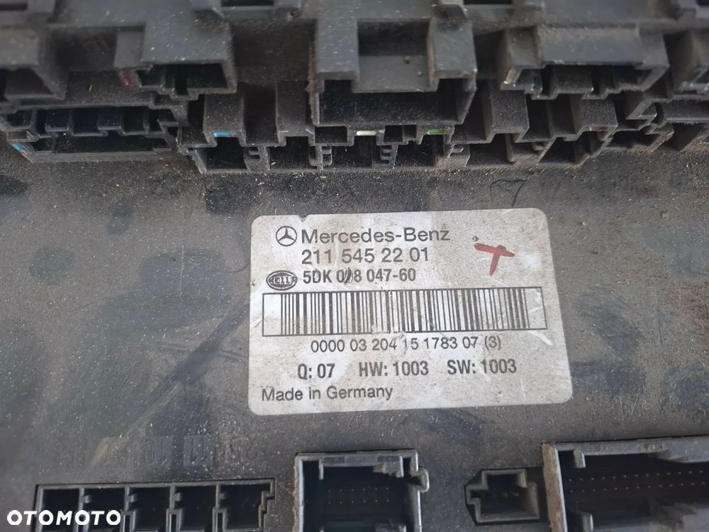 MODUŁ STEROWNIK SAM TYŁ MERCEDES W211 a2115452201 - 2