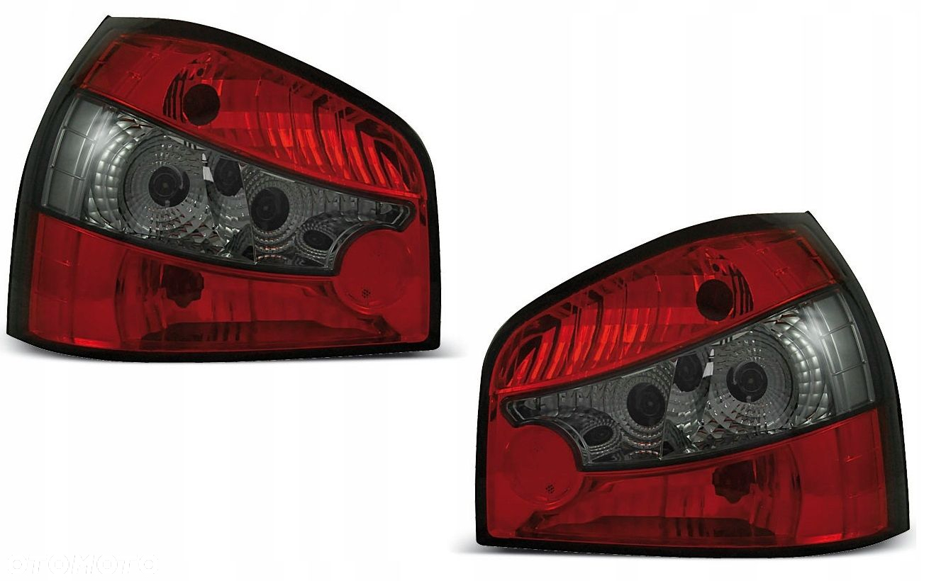 Lampy tyl na kpl Tuning Red Smoke Audi A3 8l 96-00 - 2