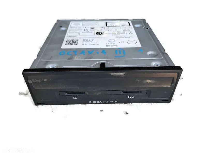 SKODA OCTAVIA III 15r CZYTNIK NAWIAGACJI 5Q0035874A - 1