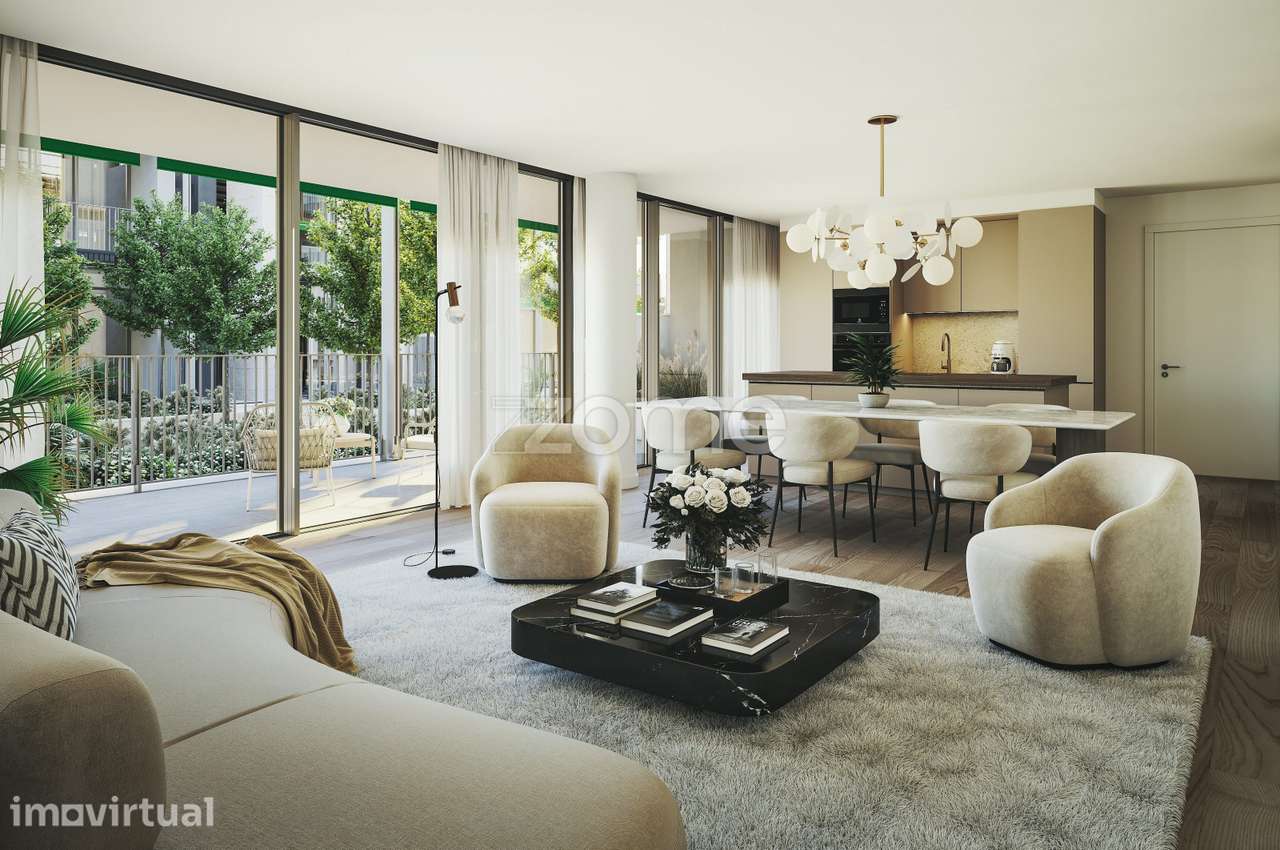 Prata Riverside Village – Factory Building – T1 no Último Piso com ... - Grande imagem: 2/7