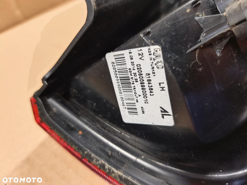 LAMPA TYŁ TYLNA LEWA 51843643 FIAT PANDA III - 5